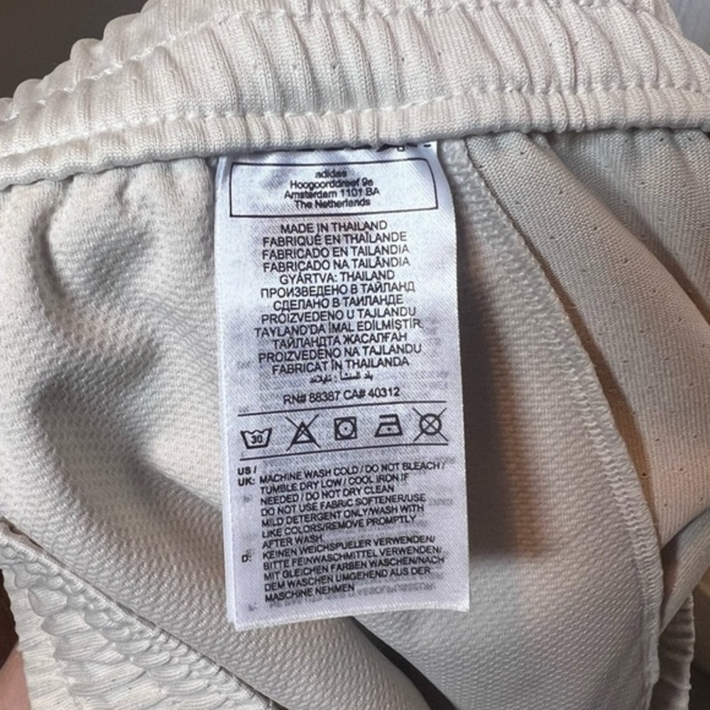 adidas Select Women XLBeige Loose Fit Gym Training Drawstring Basketball Shorts - Picture 5 of 5
